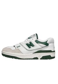Buty do chodzenia dla dorosłych New Balance 550 White Green. Kolor: biały. Sport: turystyka piesza