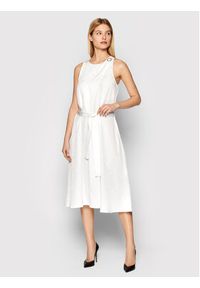 Armani Exchange Sukienka letnia 3LYA39 YNWMZ 1100 Biały Relaxed Fit. Kolor: biały. Materiał: wiskoza. Sezon: lato #3