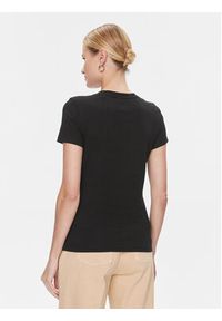 Guess T-Shirt W4RI41 I3Z14 Czarny Regular Fit. Kolor: czarny. Materiał: bawełna