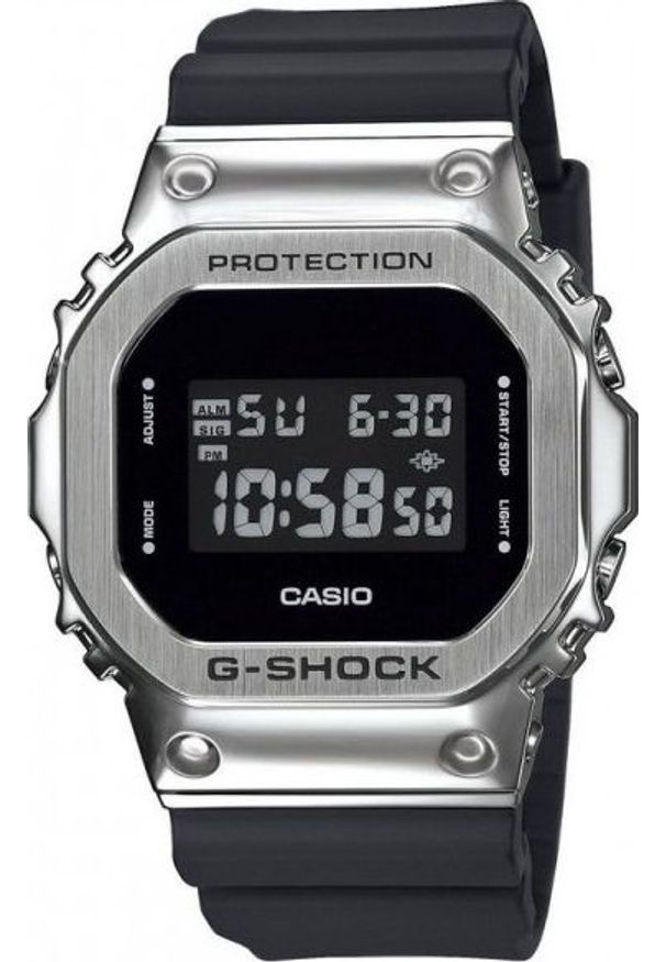 Zegarek Casio ZEGAREK MĘSKI CASIO G-SHOCK G-STEEL GM-5600-1ER (zd128a)