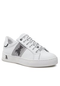 Patrizia Pepe Sneakersy PJ212.01 S Biały. Kolor: biały. Materiał: skóra