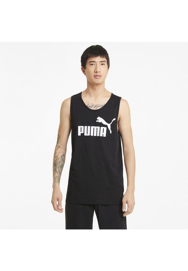 Podkoszulek Puma Essentials, Mężczyźni. Kolor: biały, wielokolorowy, czarny. Materiał: bawełna, materiał