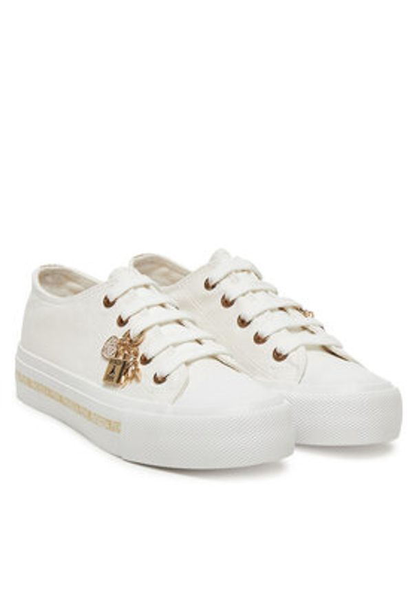 Patrizia Pepe Trampki PPJ309.27 D Biały. Kolor: biały. Materiał: materiał