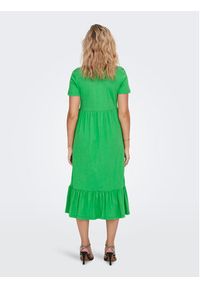 only - ONLY Sukienka codzienna 15252525 Zielony Regular Fit. Okazja: na co dzień. Kolor: zielony. Materiał: bawełna. Typ sukienki: proste. Styl: casual #5