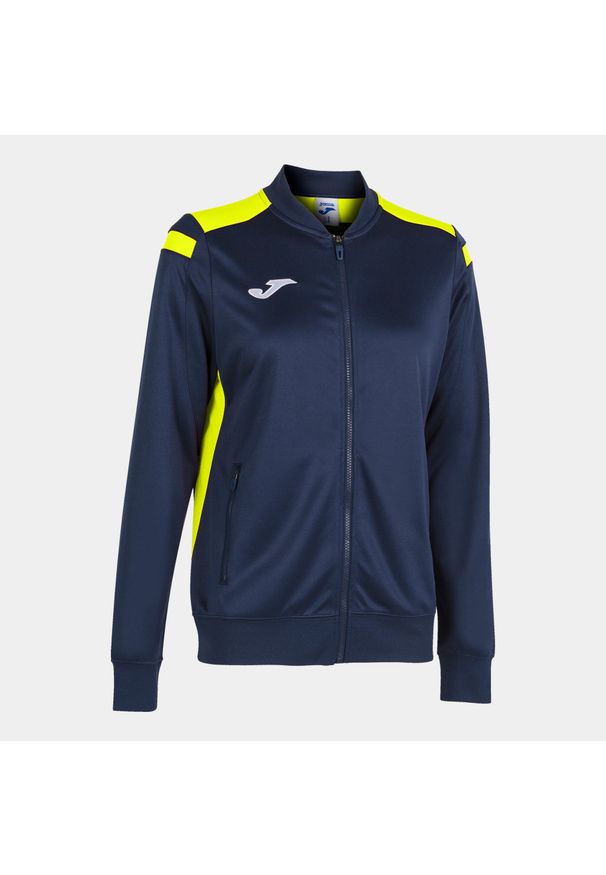 Bluza do piłki nożnej damska Joma Championship IV. Kolor: wielokolorowy, niebieski, żółty. Sport: piłka nożna