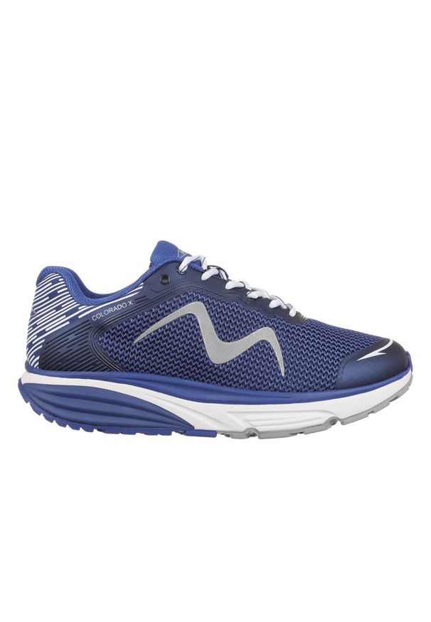 Damskie buty do biegania MBT Colorado X. Kolor: niebieski. Sport: turystyka piesza