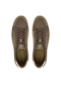 Geox Sneakersy U Serifos U65LSF 010EK C1018 Brązowy. Kolor: brązowy. Materiał: materiał #5