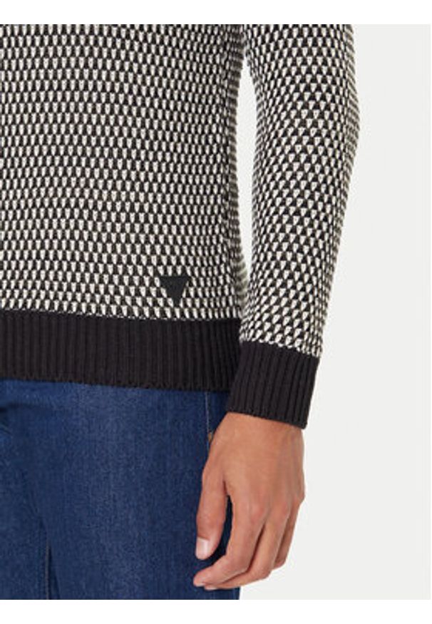 Guess Sweter M5BR23 Z0491 Szary Regular Fit. Kolor: szary. Materiał: bawełna
