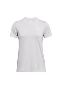 Damski jersey Under Armour Twist. Kolor: szary, biały, wielokolorowy. Materiał: jersey. Sport: fitness #1