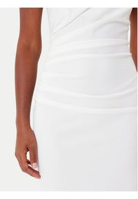 Rinascimento Sukienka koktajlowa CFC0125334003 Biały Slim Fit. Kolor: biały. Materiał: syntetyk. Styl: wizytowy