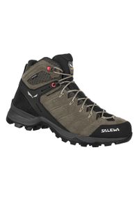 Buty Trekkingowe Damskie Salewa Alp Mate Mid Ptx. Kolor: beżowy, czarny, wielokolorowy