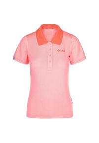Funkcjonalna koszulka polo damska Kilpi COLLAR-W. Typ kołnierza: polo. Kolor: różowy #1