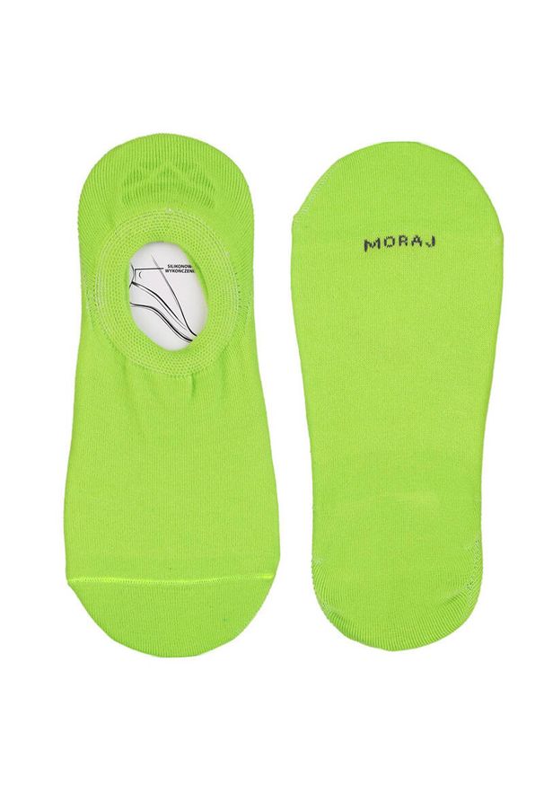 Stopki Damskie Moraj 3 Pary. Kolor: różowy. Materiał: materiał. Wzór: kolorowy