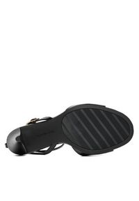 TOMMY HILFIGER - Tommy Hilfiger Sandały Th Elegant Patent Sandal FW0FW08961 Czarny. Kolor: czarny. Materiał: skóra #5