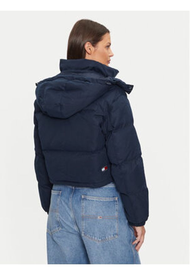 Tommy Jeans Kurtka puchowa Alaska DW0DW19687 Granatowy Regular Fit. Kolor: niebieski. Materiał: syntetyk