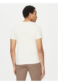 Polo Ralph Lauren T-Shirt 710671438421 Écru Slim Fit. Typ kołnierza: polo. Materiał: bawełna #5