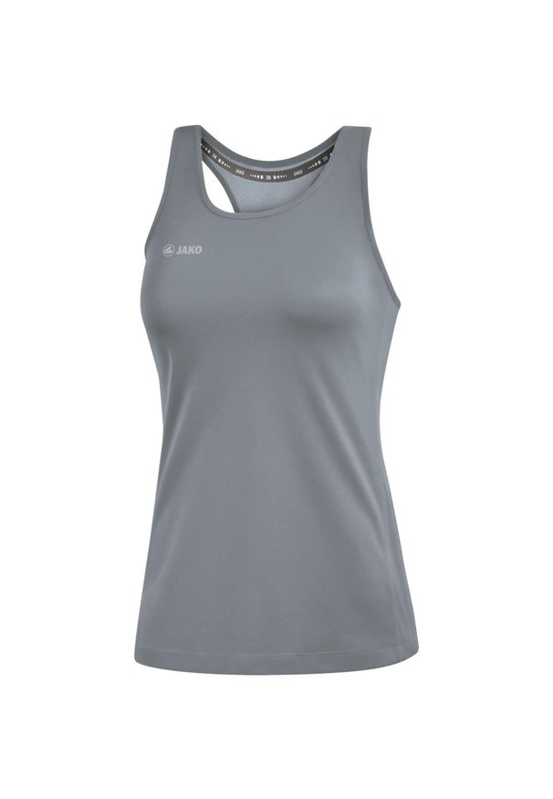 Damski tank top Jako top Run 2.0. Kolor: szary. Styl: sportowy