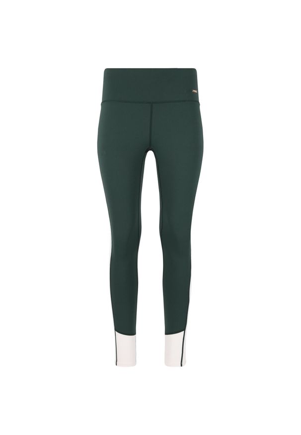 Damskie legginsy Athlecia Aspasia. Kolor: wielokolorowy, biały, zielony. Sport: fitness