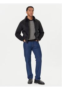 Guess Kurtka z imitacji skóry M5BL43 W2302 Czarny Regular Fit. Kolor: czarny. Materiał: syntetyk #6