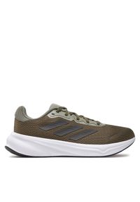 Adidas - adidas Buty do biegania Response IG1415 Khaki. Kolor: brązowy