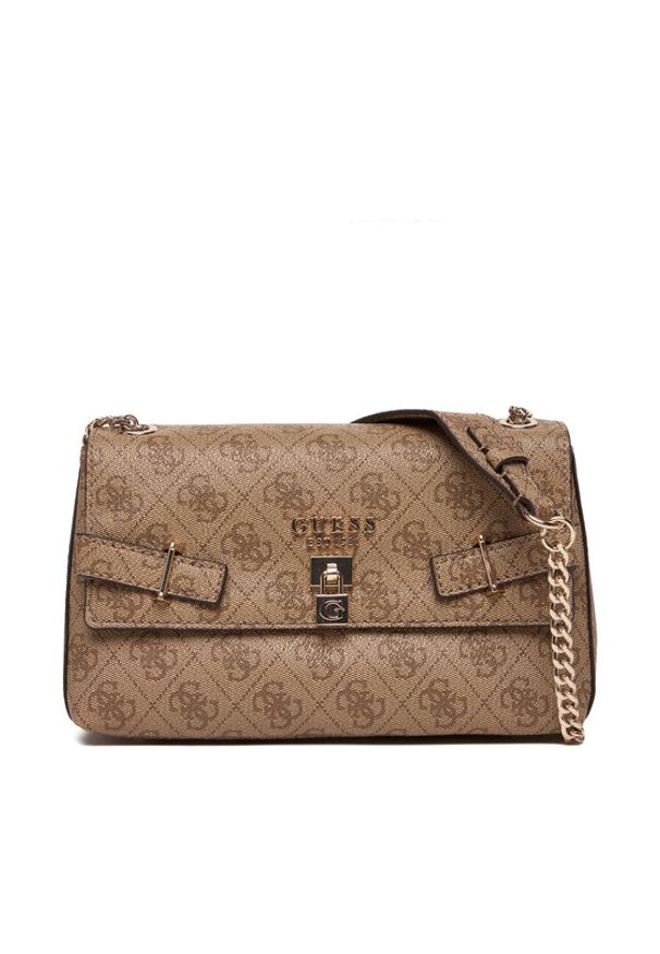 Guess Torebka Yesba HWSG78 33210 Beżowy. Kolor: beżowy. Materiał: skórzane