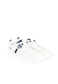 North Sails Sneakersy "Fender" | TW-01 PREMIUM-007 | Fender | Mężczyzna | Biały. Kolor: biały. Materiał: skóra. Wzór: aplikacja