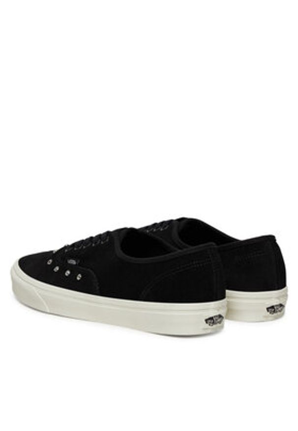 Vans Tenisówki Authentic VN000CRQBLK1 Czarny. Kolor: czarny. Materiał: skóra, zamsz