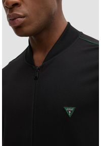 Guess - GUESS Czarna bluza męska rozpinana Truck Interlock, Rozmiar M. Kolor: czarny. Materiał: wiskoza #2