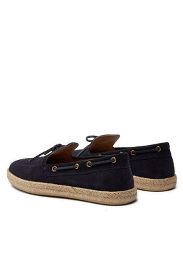 Geox Espadryle U Ostuni U45GVA 00022 C4002 Granatowy. Kolor: niebieski. Materiał: zamsz, skóra