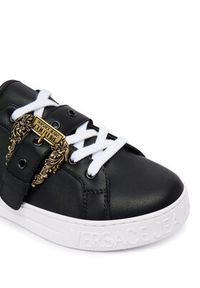 Versace Jeans Couture Sneakersy 79VA3SK9 ZPB27 Czarny. Kolor: czarny. Materiał: skóra #5