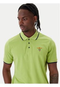 Aeronautica Militare Polo 261PO1308UP00082 Zielony Regular Fit. Typ kołnierza: polo. Kolor: zielony. Materiał: bawełna #5