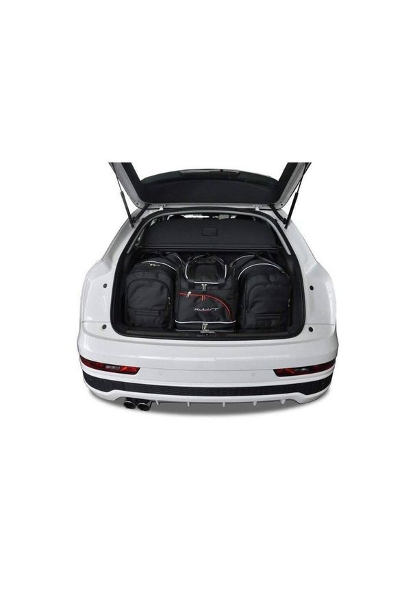 KJUST - Torby Do Bagażnika Audi Q3 2011-2018 4Szt Kjust. Kolor: czarny. Styl: sportowy