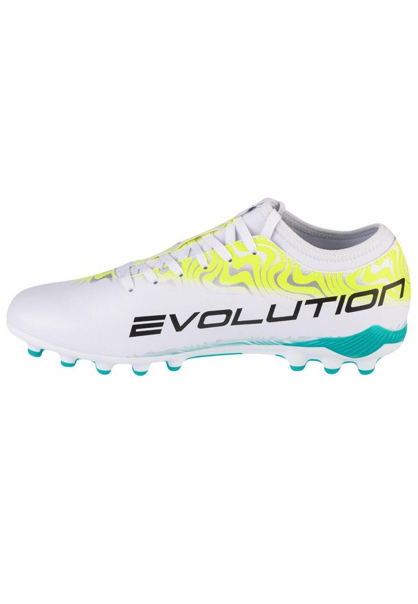 Joma - Buty piłkarskie korki męskie, Evolution 24 EVOW AG. Kolor: biały, wielokolorowy, niebieski. Sport: piłka nożna