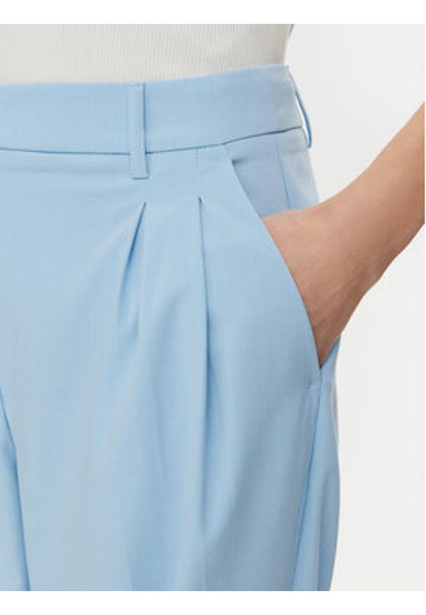 Vero Moda Spodnie materiałowe Liba 10324626 Błękitny Wide Leg. Kolor: niebieski. Materiał: syntetyk