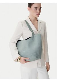 Patrizia Pepe Torebka 2B0130/L153 Turkusowy. Kolor: turkusowy. Materiał: skórzane, zamszowe #1