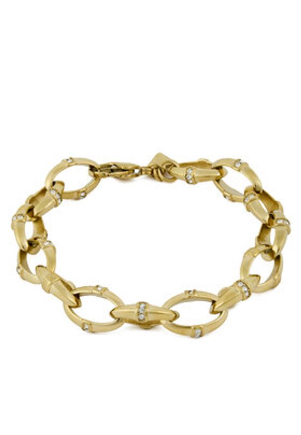 Guess Bransoletka JUBB05 163JW Złoty. Materiał: metalowe. Kolor: złoty