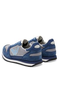Emporio Armani Sneakersy X4X537 XN730 U551 Granatowy. Kolor: niebieski. Materiał: materiał #5