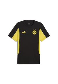 Puma - Męska koszulka Borussia Dortmund ftblARCHIVE PUMA Black Faster Yellow. Kolor: czarny, żółty, wielokolorowy. Wzór: aplikacja #1