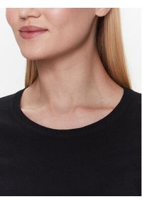 United Colors of Benetton - United Colors Of Benetton Sweter 1091D1M08 Granatowy Regular Fit. Kolor: czarny. Materiał: bawełna #8