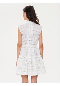Iconique Sukienka letnia Ilizia IC24-018 Biały Regular Fit. Kolor: biały. Materiał: bawełna. Sezon: lato #4
