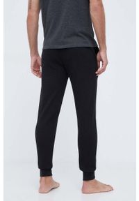 TOMMY HILFIGER - Tommy Hilfiger spodnie piżamowe bawełniane kolor czarny gładka. Kolor: czarny. Materiał: bawełna. Wzór: gładki #4