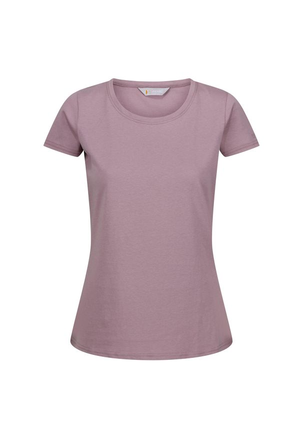 Regatta - T-shirt Damski Carlie. Kolor: fioletowy. Sport: turystyka piesza