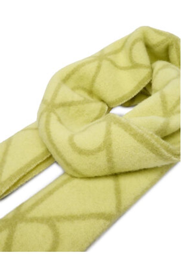 Calvin Klein Szalik Emblem Aop Brushed LV04D8072G Zielony. Kolor: zielony. Materiał: poliamid, nylon