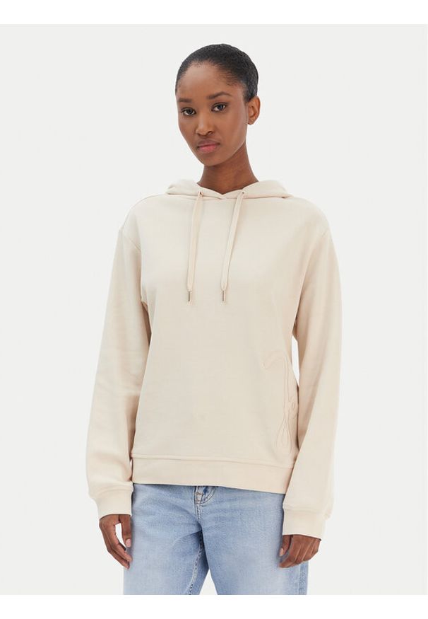 JOOP! Bluza Tansu 30100249 Beżowy Regular Fit. Kolor: beżowy. Materiał: bawełna