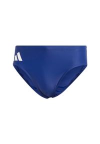 Adidas - Szorty do pływania Solid. Kolor: niebieski, biały, wielokolorowy. Materiał: materiał. Wzór: gładki
