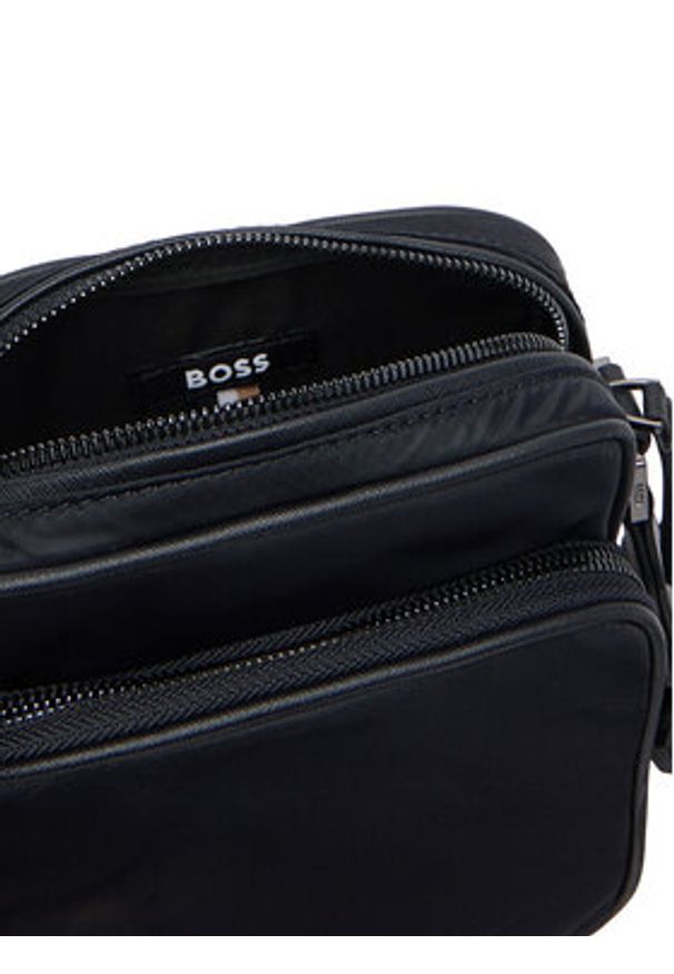 BOSS Saszetka 50523462 Granatowy. Kolor: niebieski. Materiał: materiał