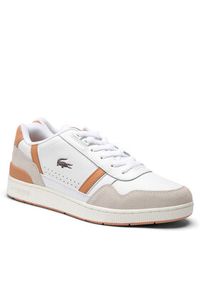 Lacoste Sneakersy T-Clip Contrasted Accent 747SMA0066 Biały. Kolor: biały #3