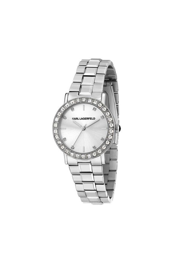 Karl Lagerfeld - KARL LAGERFELD Zegarek R0553100511 Srebrny. Kolor: srebrny