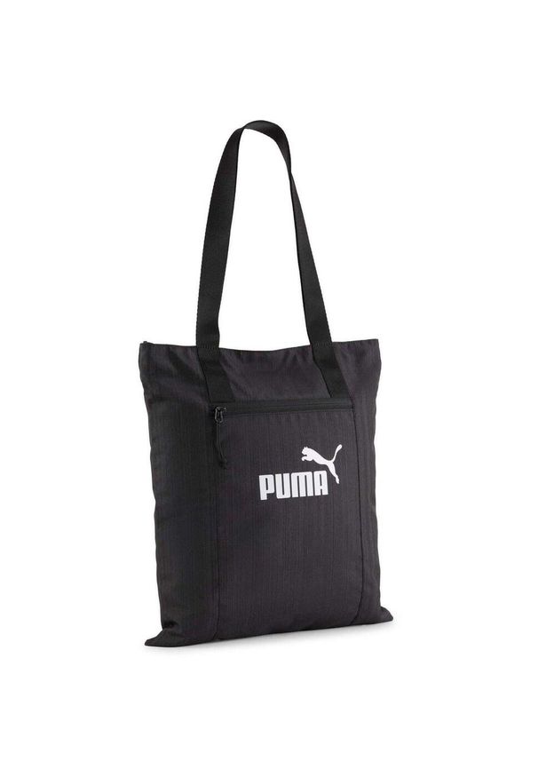 Torba Puma Base Tote, Kobiety. Kolor: czarny. Materiał: poliester, materiał