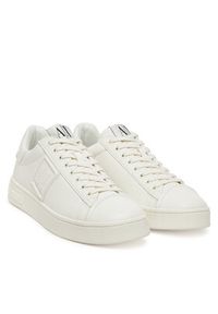 Armani Exchange Sneakersy XUX252 XV805 M801 Biały. Kolor: biały. Materiał: skóra